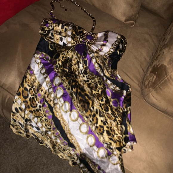 Cache multi-color blouse - Picture 3 of 8